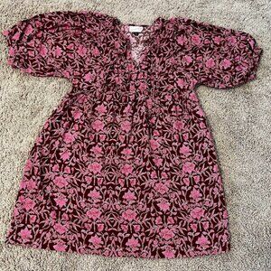 Mini Dress Sz S, Floral Oversized Univerersal Thread